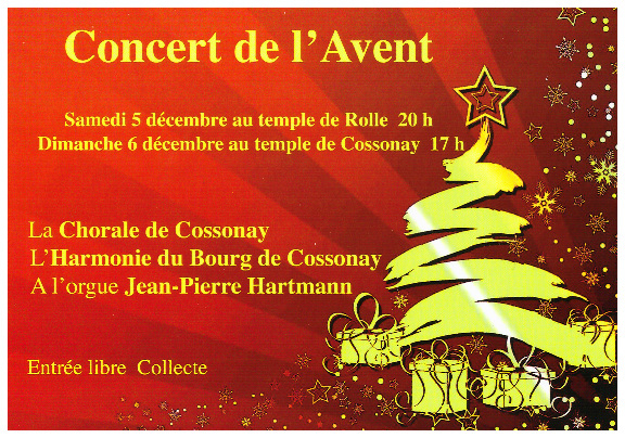 affiche Concert de l'Avent 2015